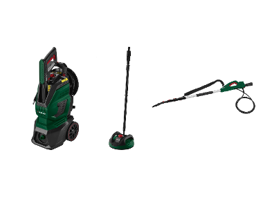 PARKSIDE® Vysokotlakový čistič PHD 170 E3 + Čistič podláh a plôch PFR 28 C3 + Teleskopická tryska PTL 4 C5