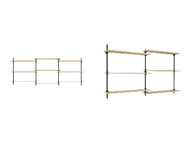 AR SHELVING Nástenný regálový systém DECO