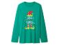 Zelené tričko s dlhým rukávom s vianočnou potlačou „Let's Take an Elfie“ a elfskými nohami