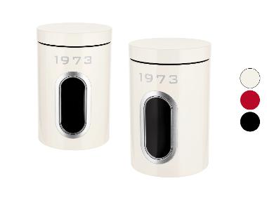 SILVERCREST® Dózy Retro 1973, 2 kusy