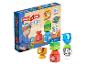 Magnetické stavebné kocky Geomag Magicube Safari pre vek 2-5, 10 kusov.