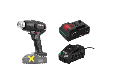 PARKSIDE PERFORMANCE® Aku teplovzdušná pištoľ PPHLGA 20-Li B3 + Smart akumulátor 20 V/4 Ah PAPP 204 A1 + Rýchlonabíjačka 20 V/4,5 A PLG 20 C3
