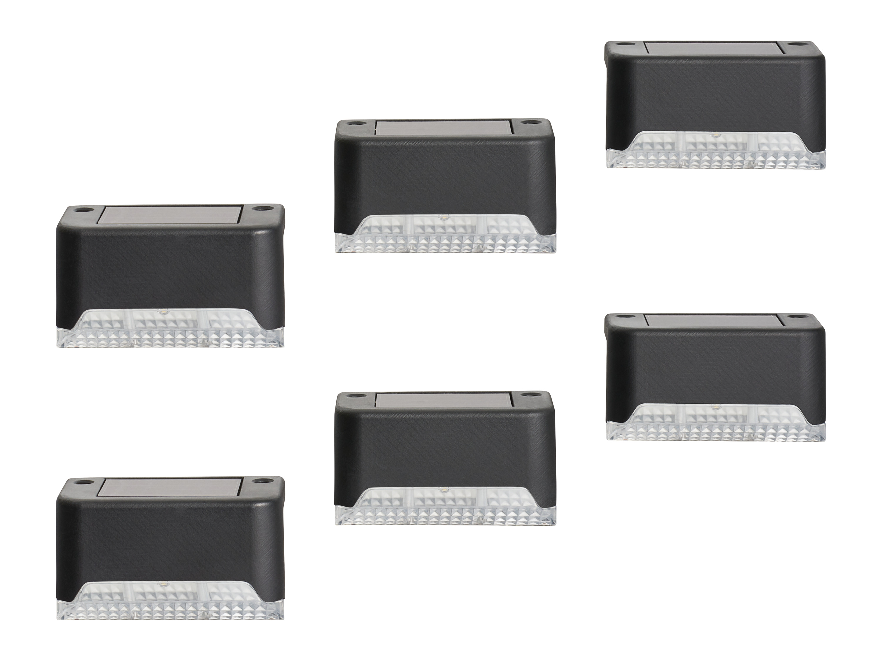 LIVARNO® Solárne LED svietidlá, 6 kusov (obdĺžnikový)