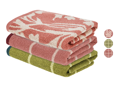 LIVARNO® Froté uteráky, 50 x 100 cm, 2 kus
