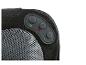 Detailný záber na ovládacie tlačidlá masážneho vankúša s funkciou vyhrievania.
