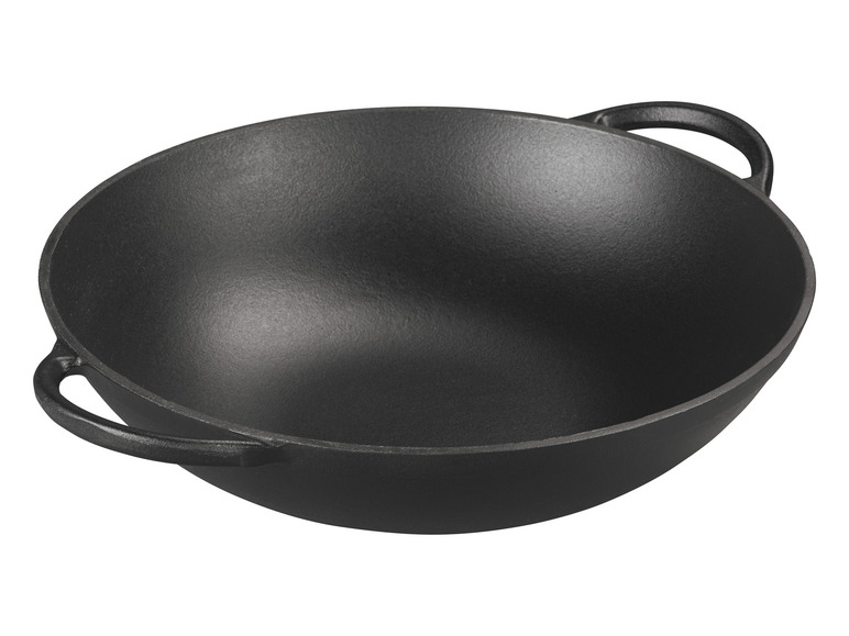 GRILLMEISTER Grilovací wok/Pekáč na chlieb/Liatinový hrniec Dutch Oven (grilovací wok)