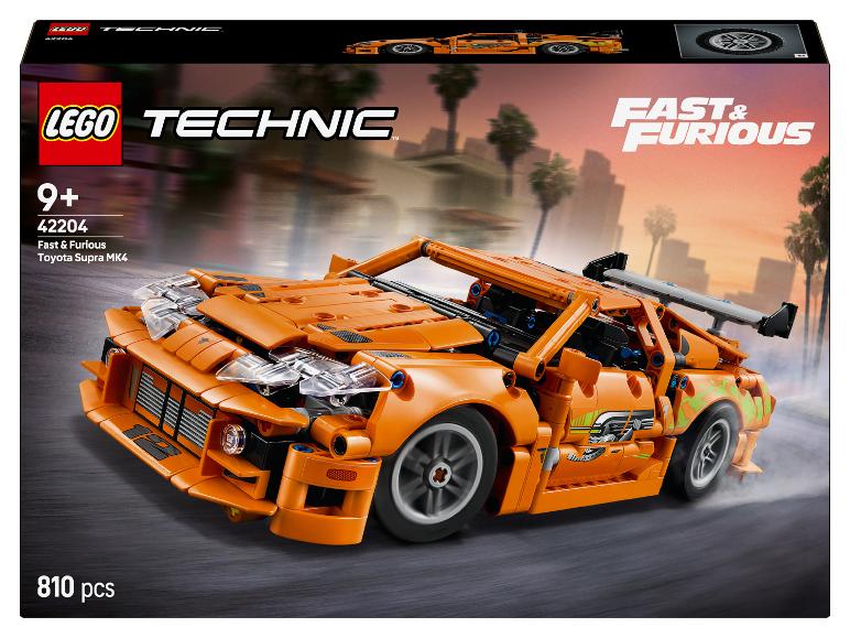 Súprava LEGO Technic Fast & Furious Toyota Supra MK4 s 810 dielikmi.