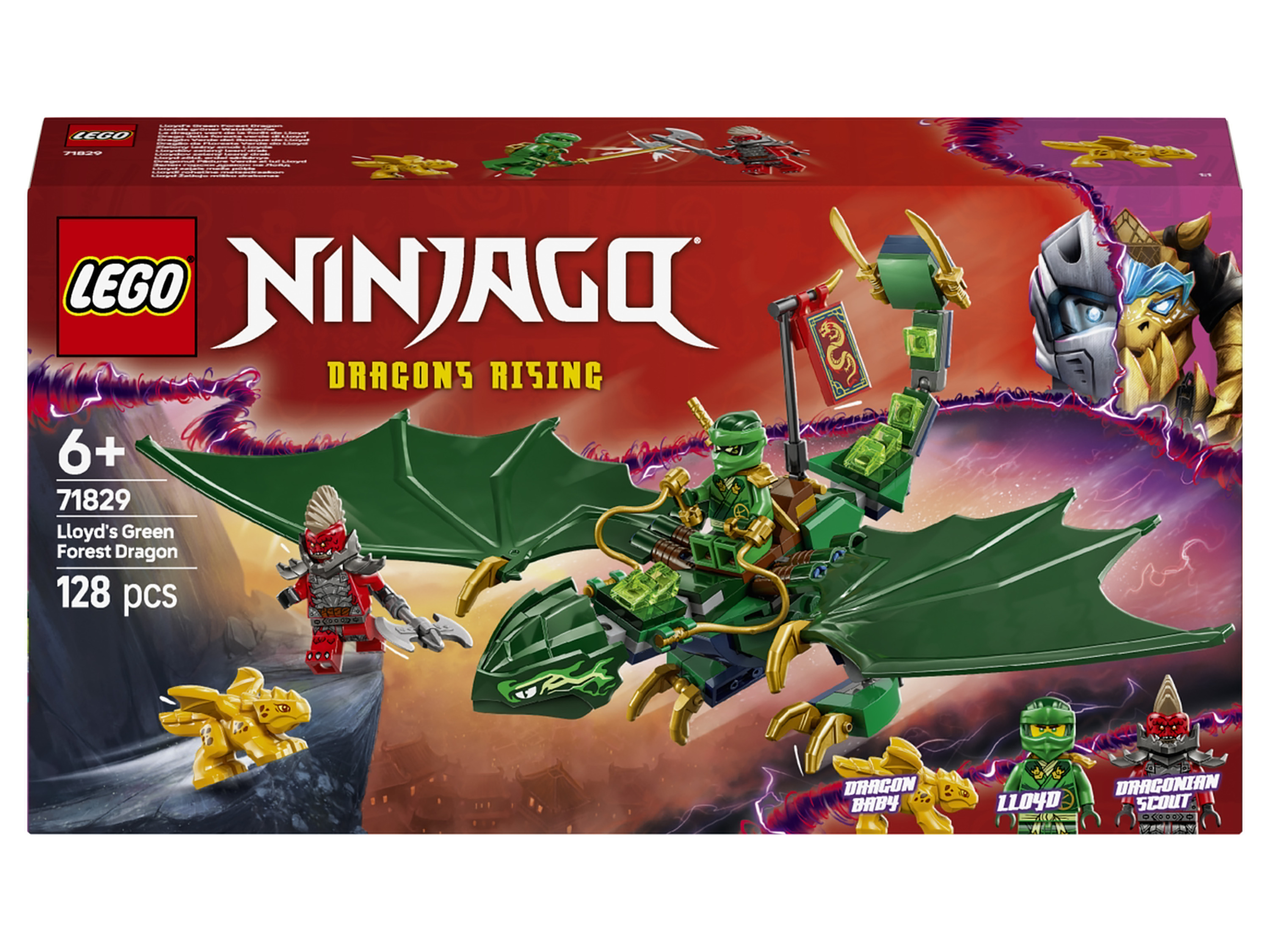 LEGO® NINJAGO 71829 Lloydov zelený lesný drak