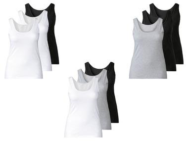 esmara® Dámske tielko XXL, 3 kusy