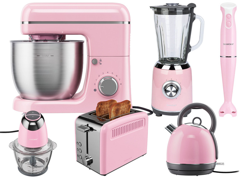 Prejsť na zobrazenie na celú obrazovku: SILVERCREST® KITCHEN TOOLS Súprava elektrických kuchynských pomocníkov, ružová – obrázok 1
