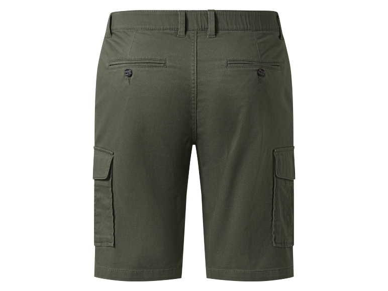 Pánske cargo šortky Premium (olivová, M (48/50))