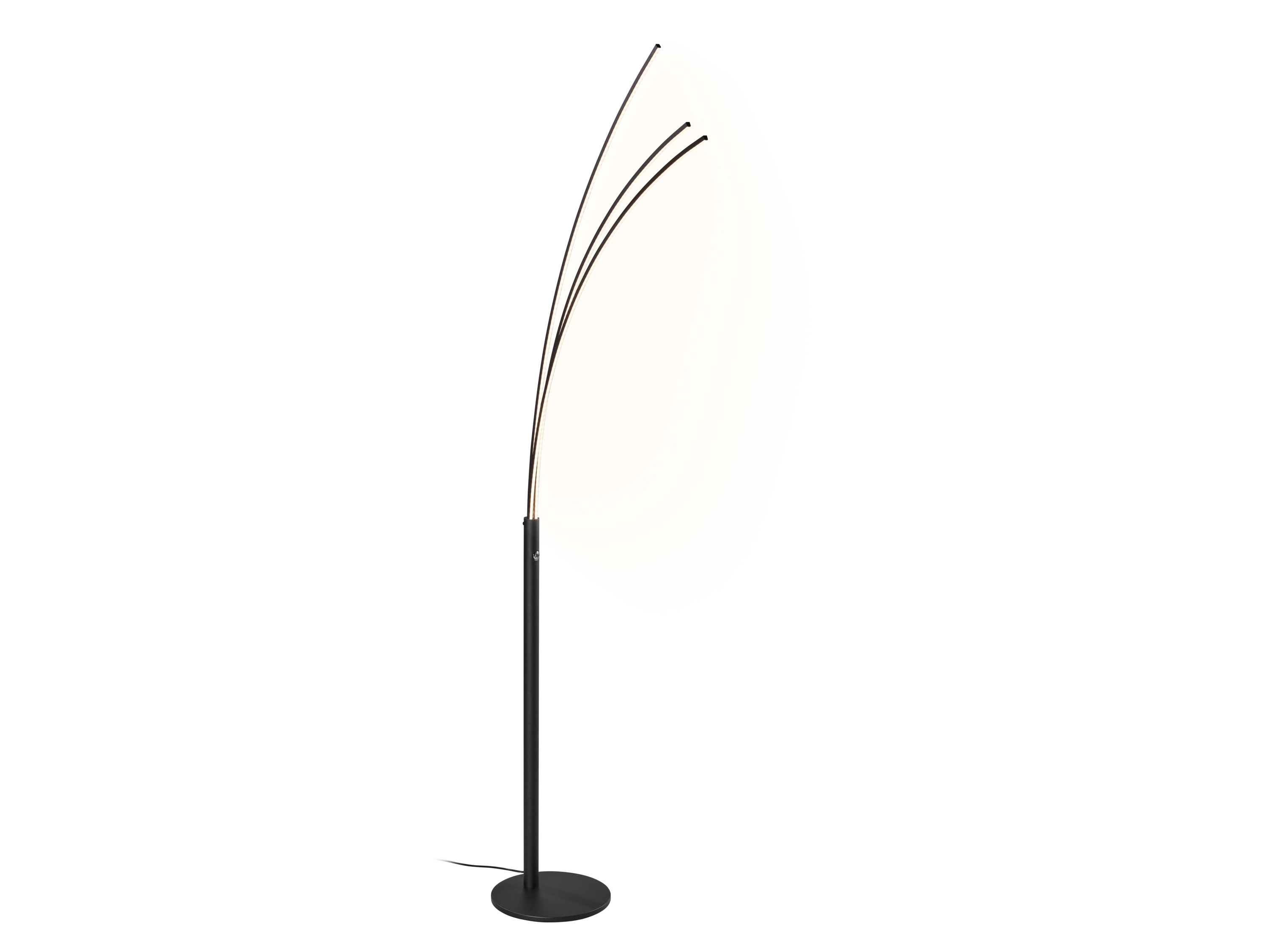 LIVARNO® Oblúkové LED svietidlo (palmová lampa, čierna matná)