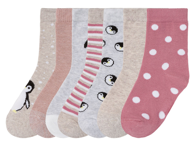Prejsť na zobrazenie na celú obrazovku: lupilu Dievčenské ponožky, 7 párov – obrázok 2