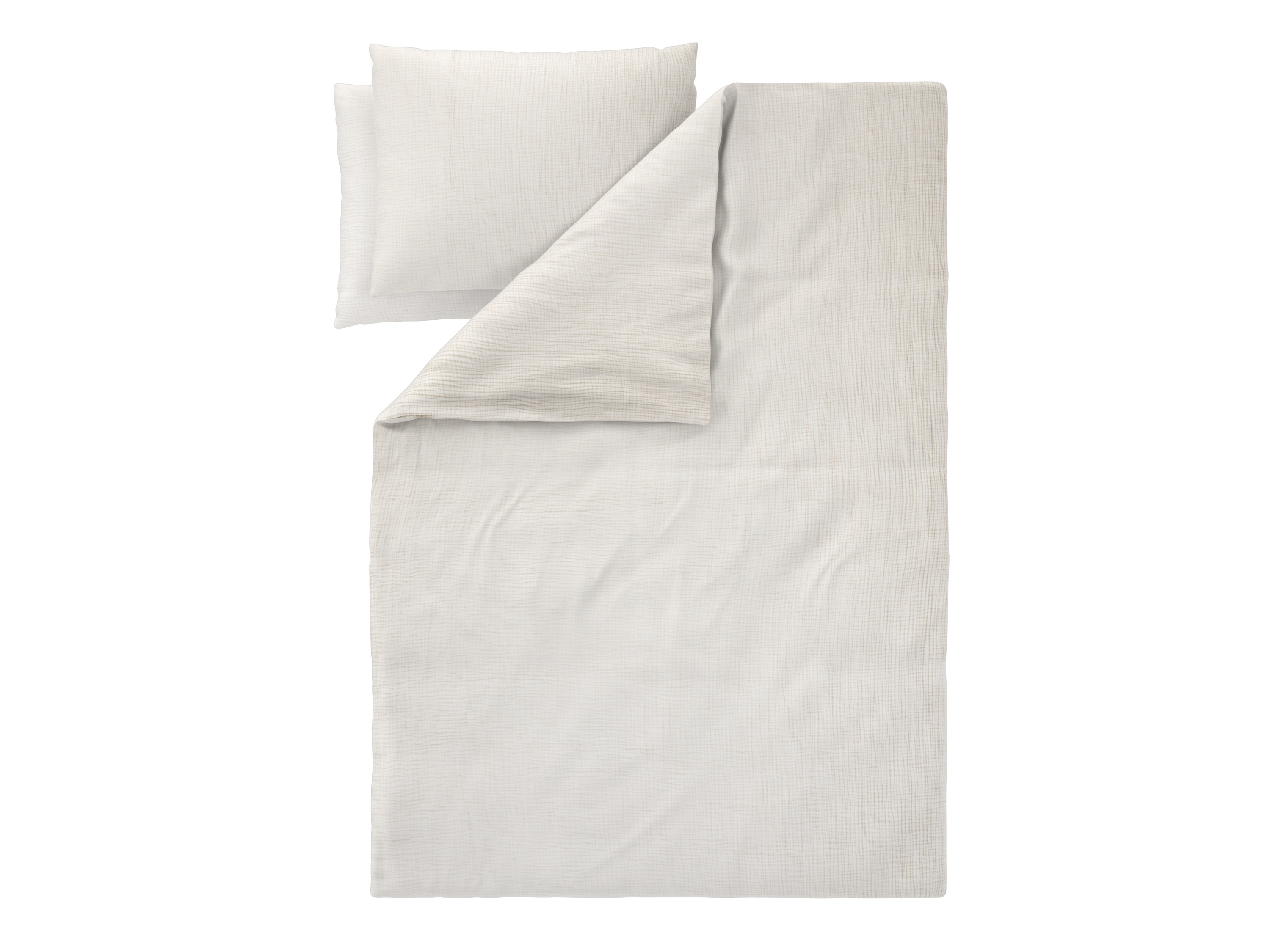 LIVARNO® Mušelínová posteľná bielizeň Premium, 200 x 220 cm (krémová)