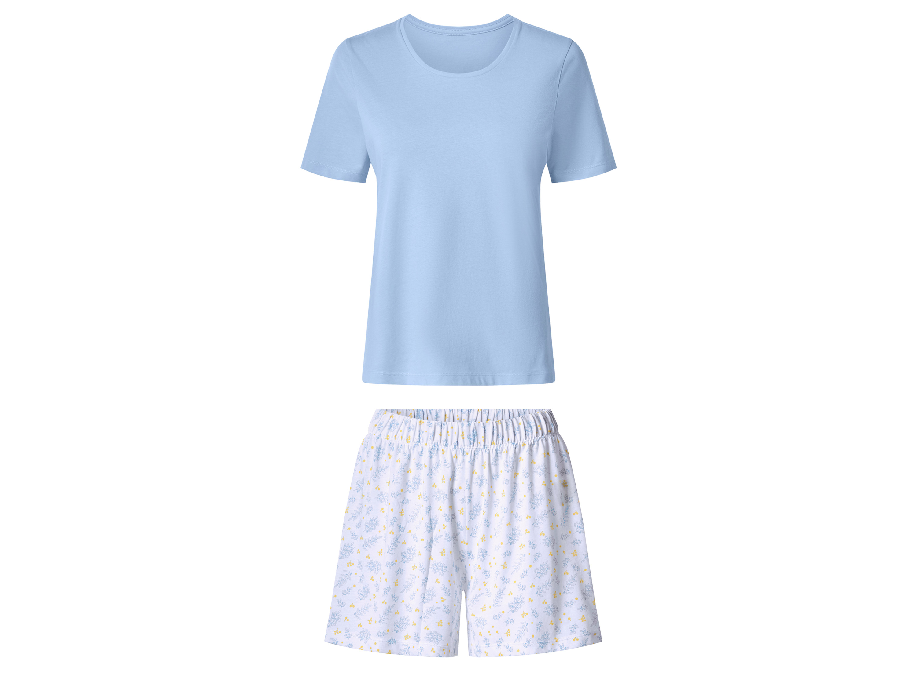 esmara® Dámske pyžamo (modrá/biela, XS (32/34))