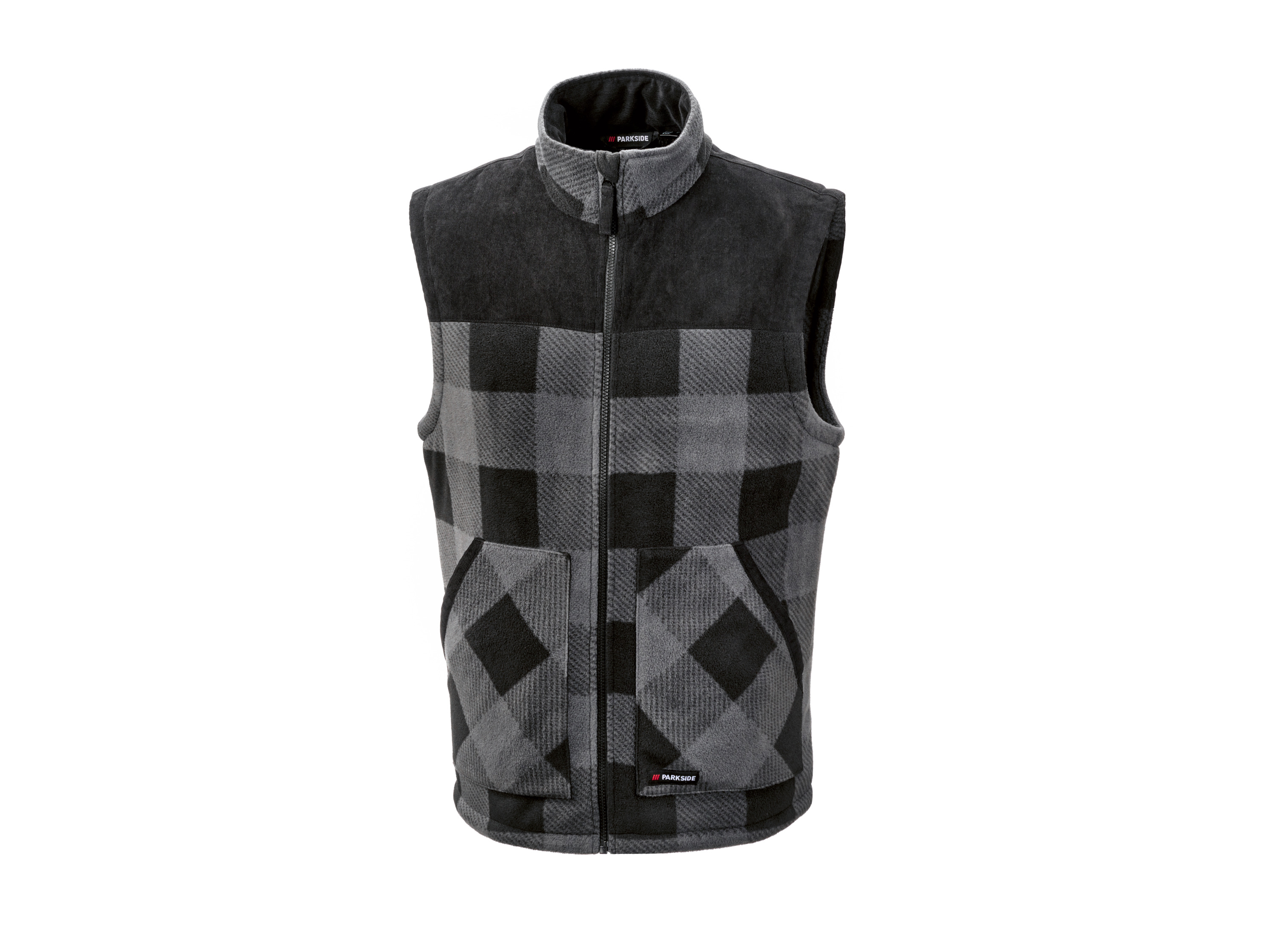 PARKSIDE® Pánska flísová vesta (sivá, XL (56/58))