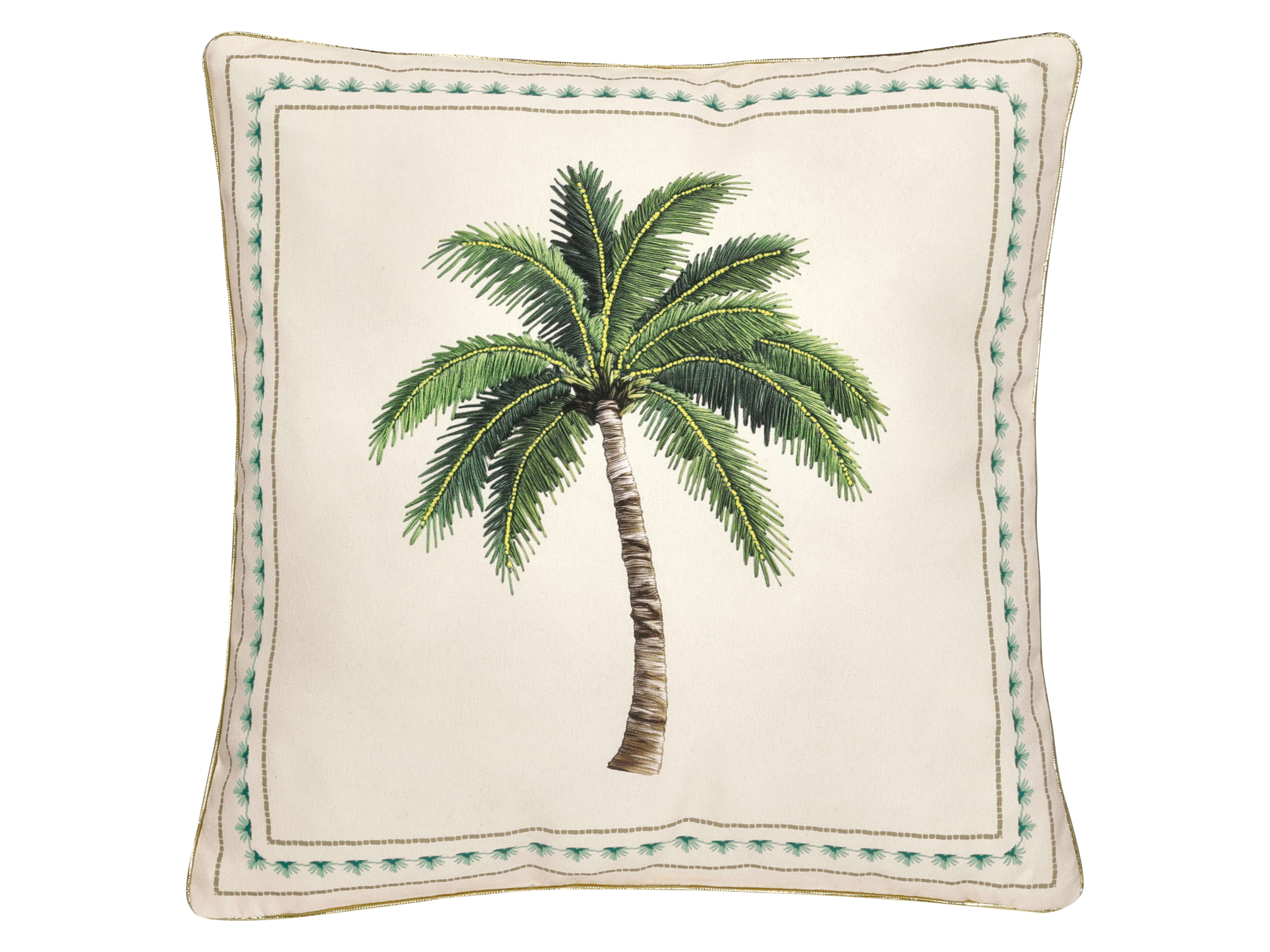 LIVARNO® Dekoratívny vankúš, 45 x 45 cm (palma)