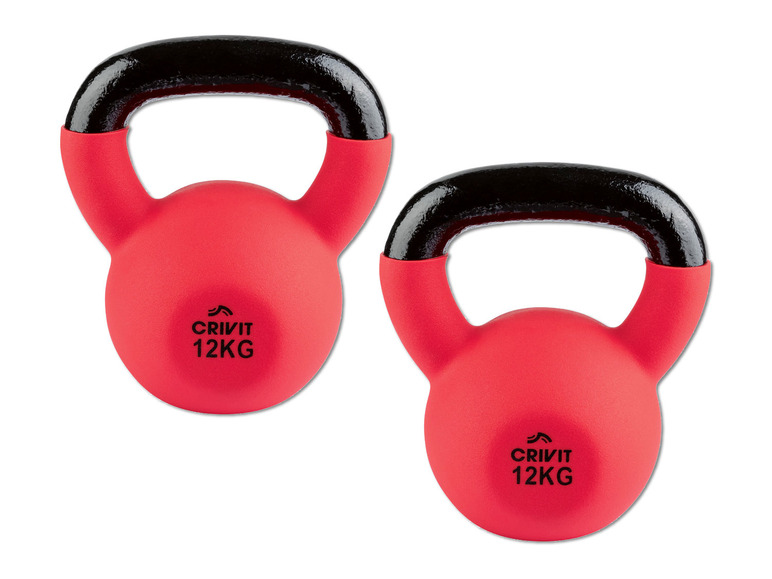 Prejsť na zobrazenie na celú obrazovku: CRIVIT Kettlebell, 12 kg, 2 kusy – obrázok 1