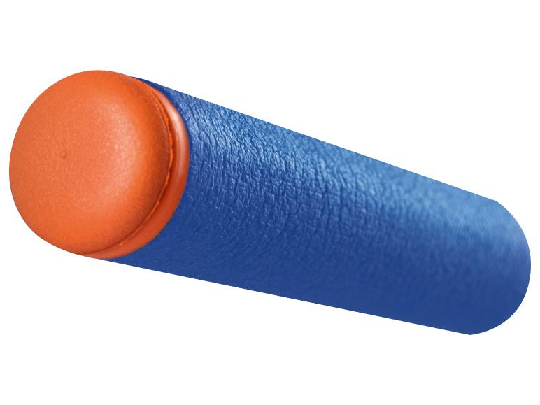 Modrý penový šíp do Nerf pištole.