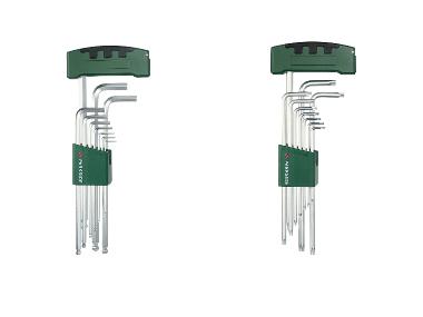 PARKSIDE® Kolíkové kľúče na vnútorný šesťhran/Kolíkové kľúče torx
