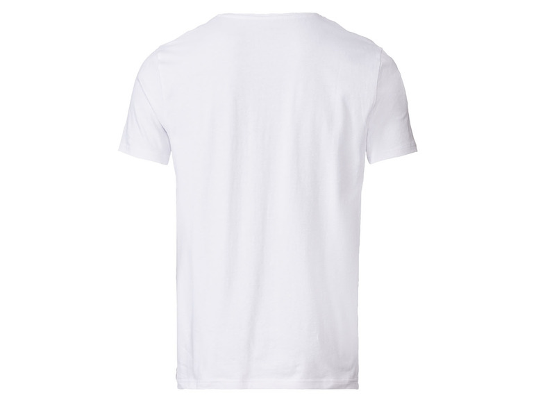 Prejsť na zobrazenie na celú obrazovku: LIVERGY® Pánske biele bavlnené tričko, 2 kusy – obrázok 10
