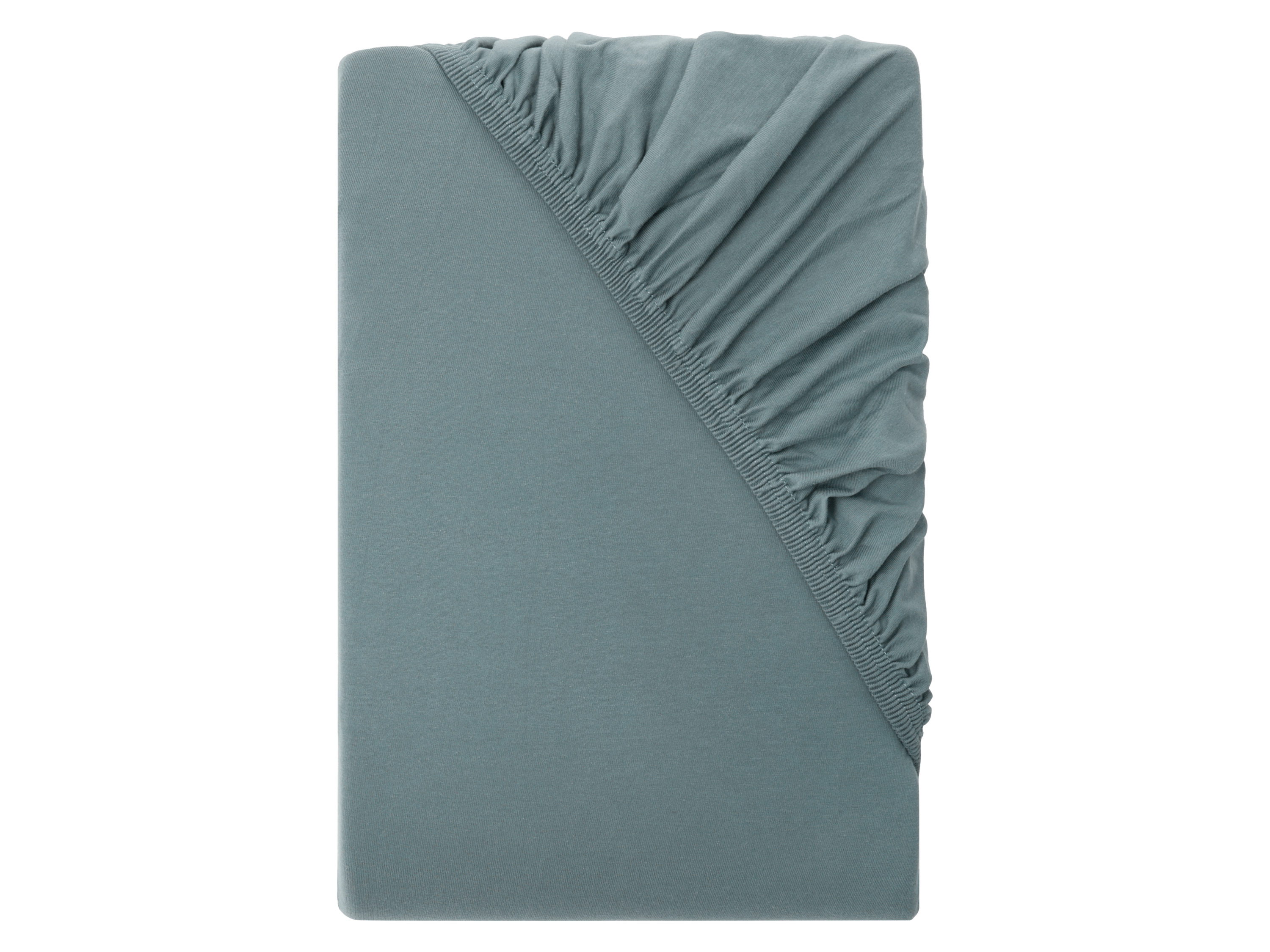 LIVARNO® Napínacia džersejová plachta, 90 – 100 x 200 x 40 cm (tmavozelená)