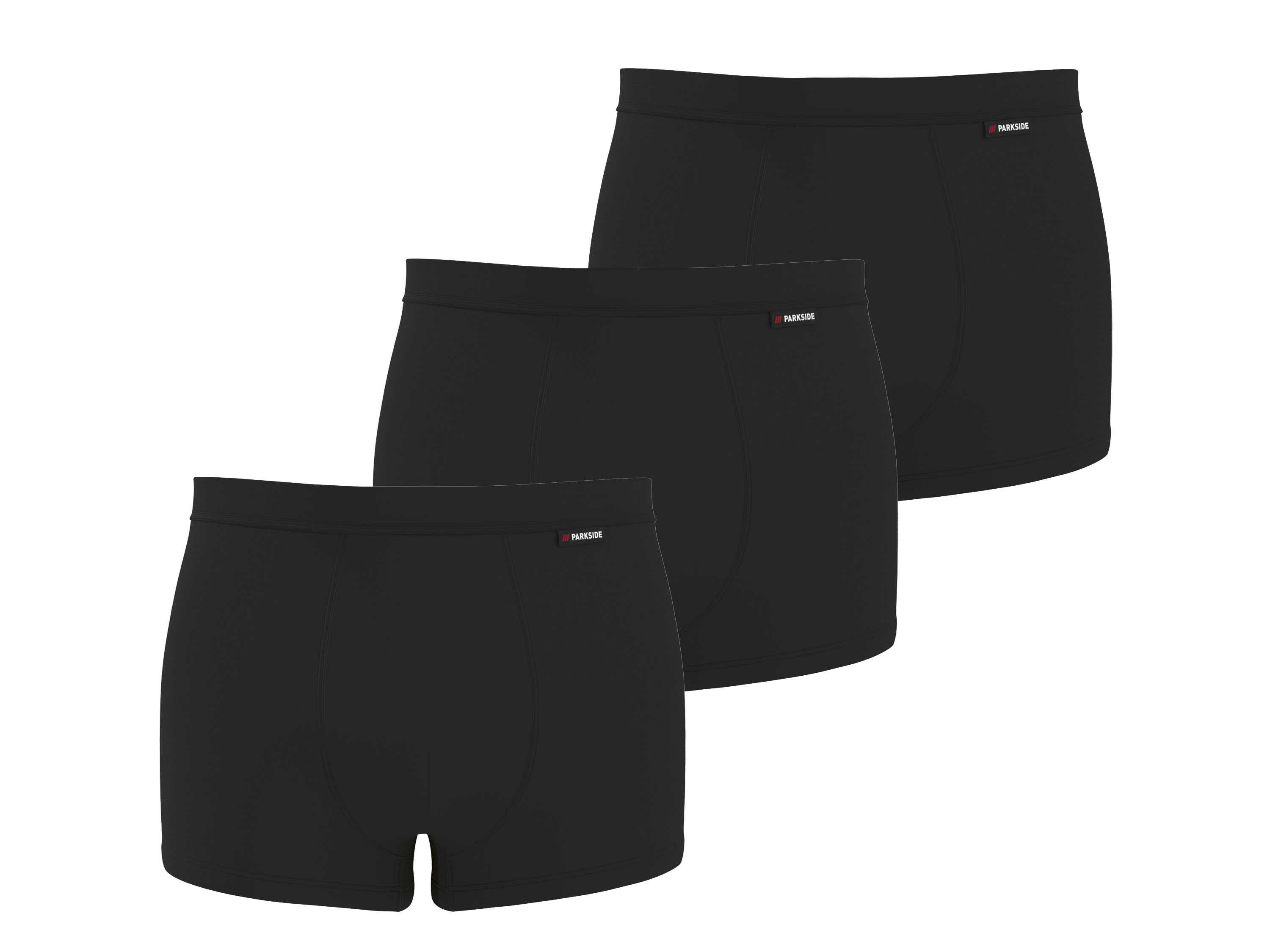 PARKSIDE® Pánske funkčné boxerky, 3 kusy (čierna, 5/M)