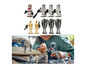 Lego Star Wars postavičky vrátane klónových vojakov, bojových droidov a Geonosianu.