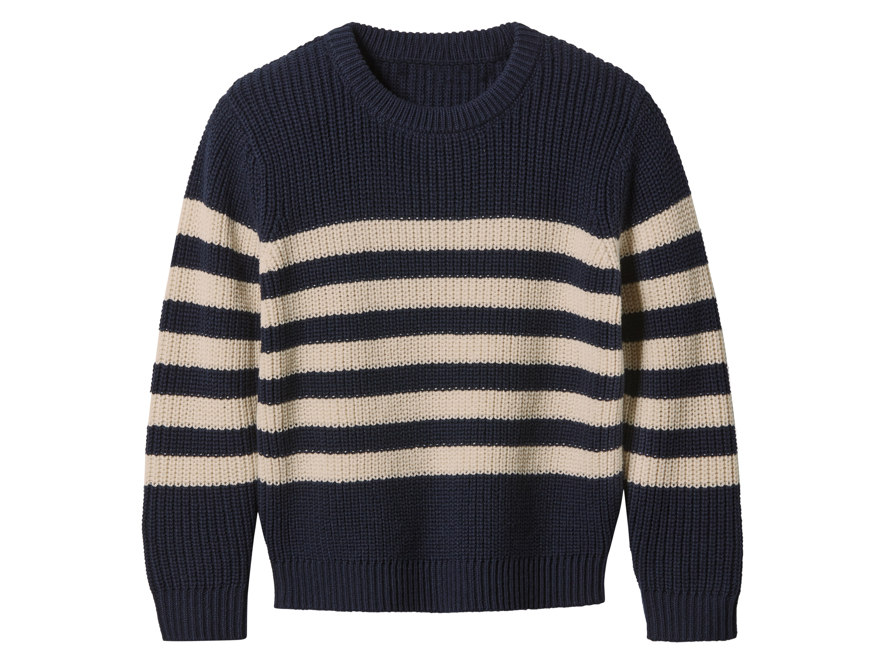 lupilu® Chlapčenský pletený pulóver (navy modrá/béžová, 110/116)