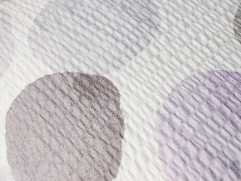 Prejsť na zobrazenie na celú obrazovku: Primera Krepová posteľná bielizeň, 140 x 200 cm, fialová s kruhmi – obrázok 3