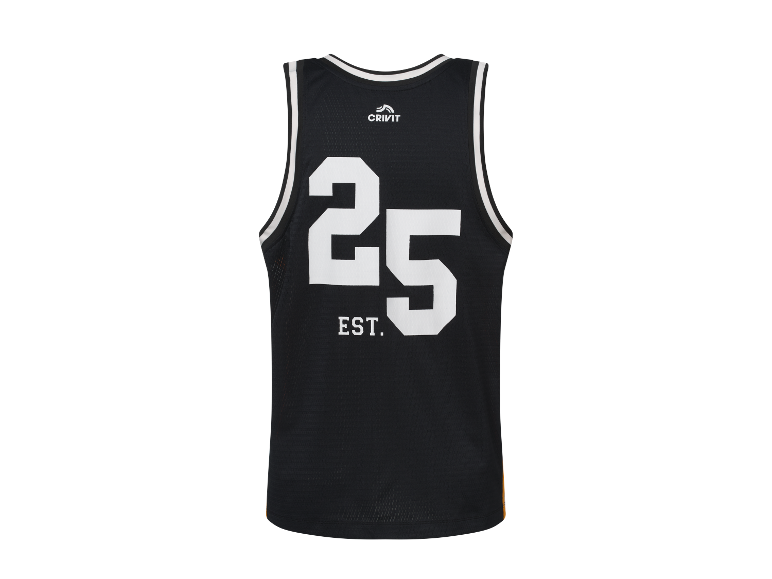Crivit Pánsky funkčný basketbalový top (čierna, M (48/50))