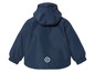 Tmavomodrá bunda s kapucňou pre deti.