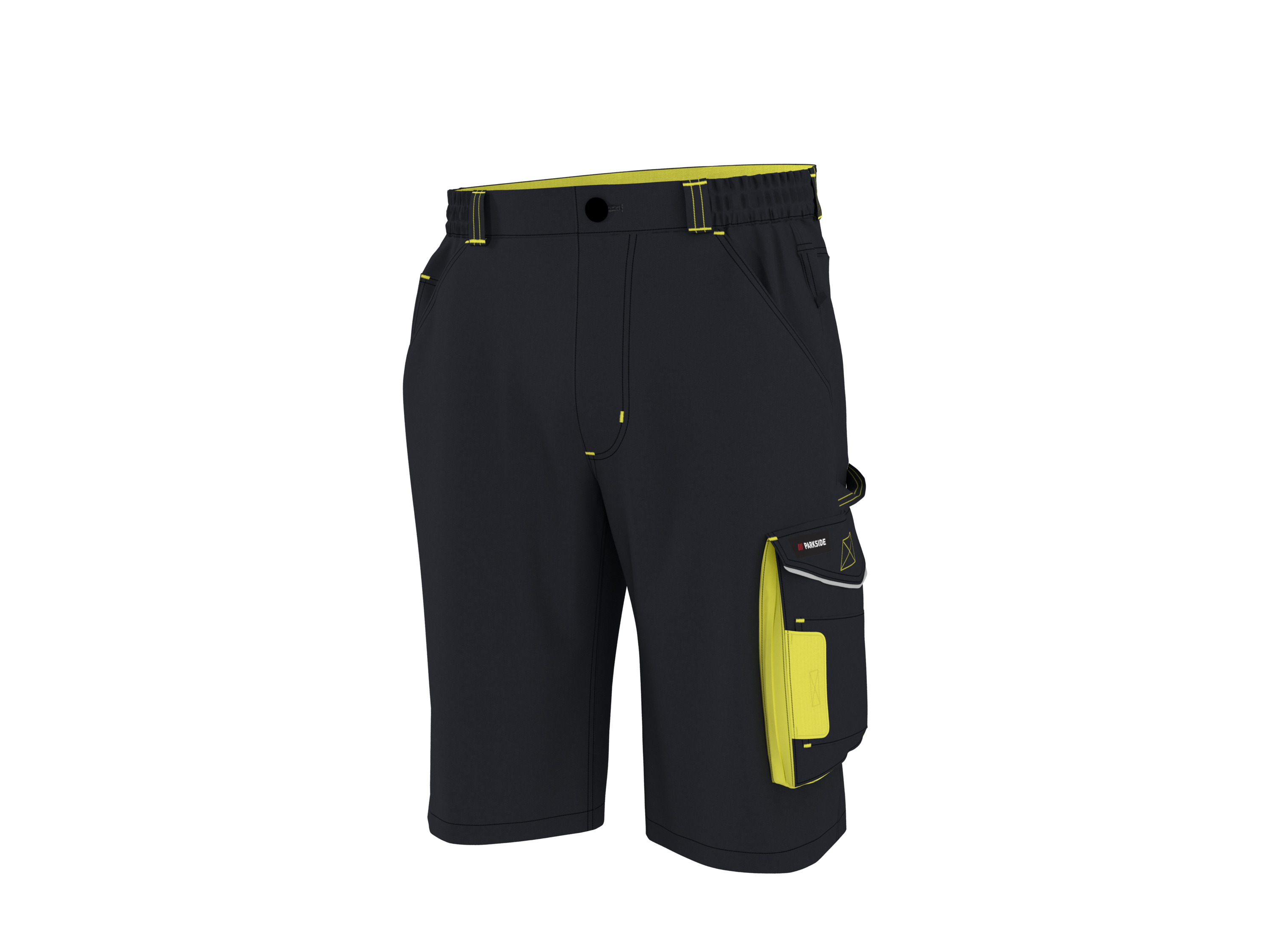 PARKSIDE® Pánske pracovné šortky (čierna, 52)