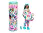 Bábika Barbie Cutie Reveal Care Bears v plyšovom kostýme medveďa s doplnkami.