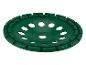 Zelený diamantový brúsny kotúč na betón.