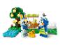Súprava LEGO Animal Crossing s postavičkami, stromom a stánkom.