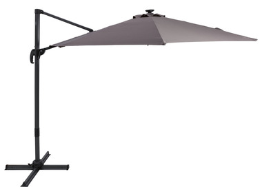 LIVARNO home Solárny LED slnečník, Ø 3 m