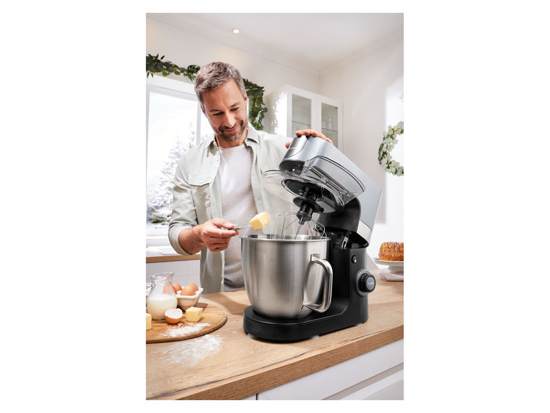 Prejsť na zobrazenie na celú obrazovku: SILVERCREST® KITCHEN TOOLS Profesionálny kuchynský robot SKMP 1300 D3, antracitová – obrázok 2