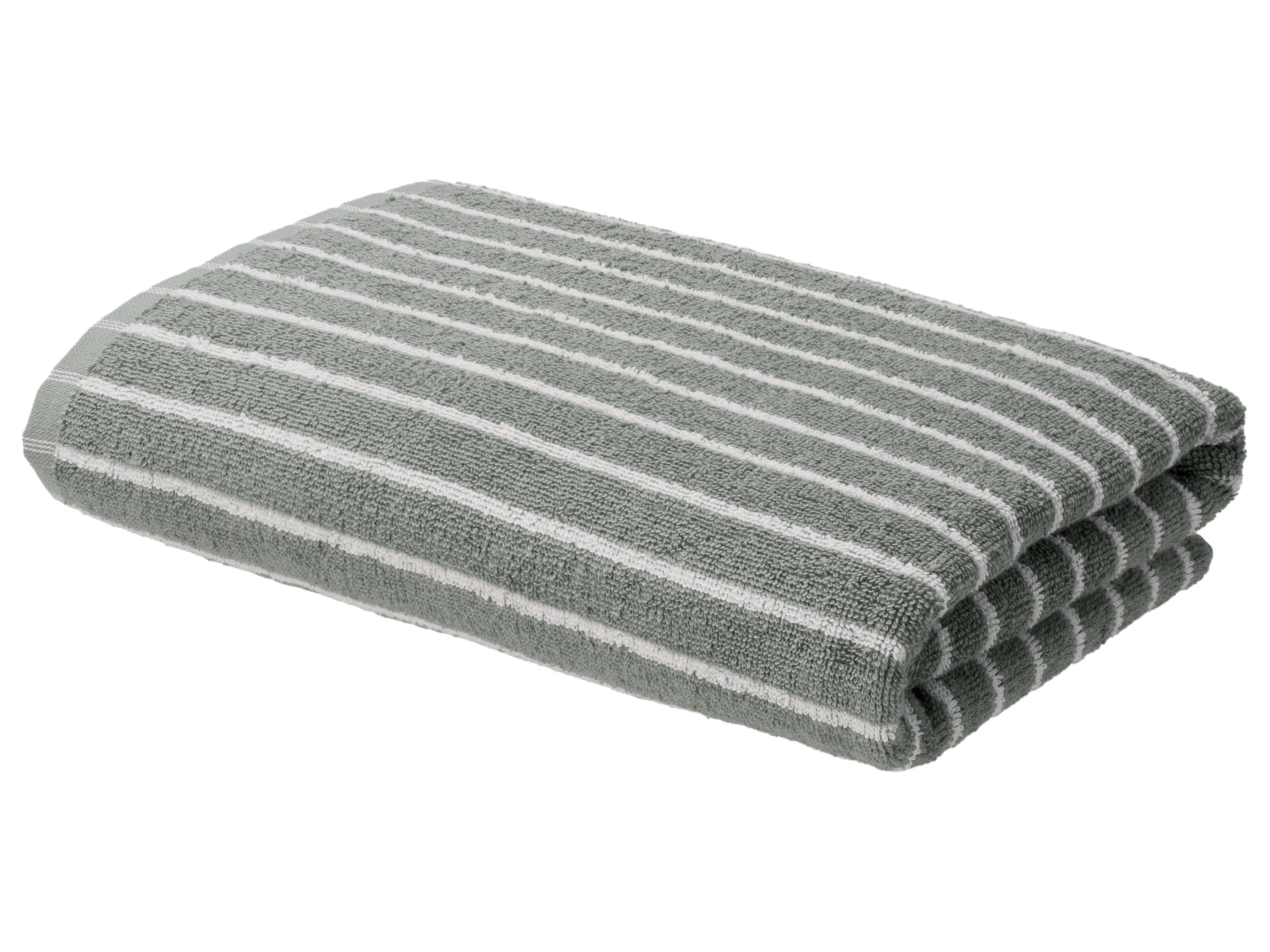 LIVARNO® Froté osuška, 70 x 140 cm (zelená/biela)
