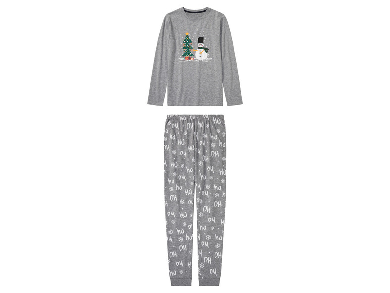 E-shop pepperts!® Chlapčenské vianočné pyžamo (134/140, sivá)
