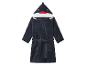 Detský tmavomodrý župan so žraločou kapucňou