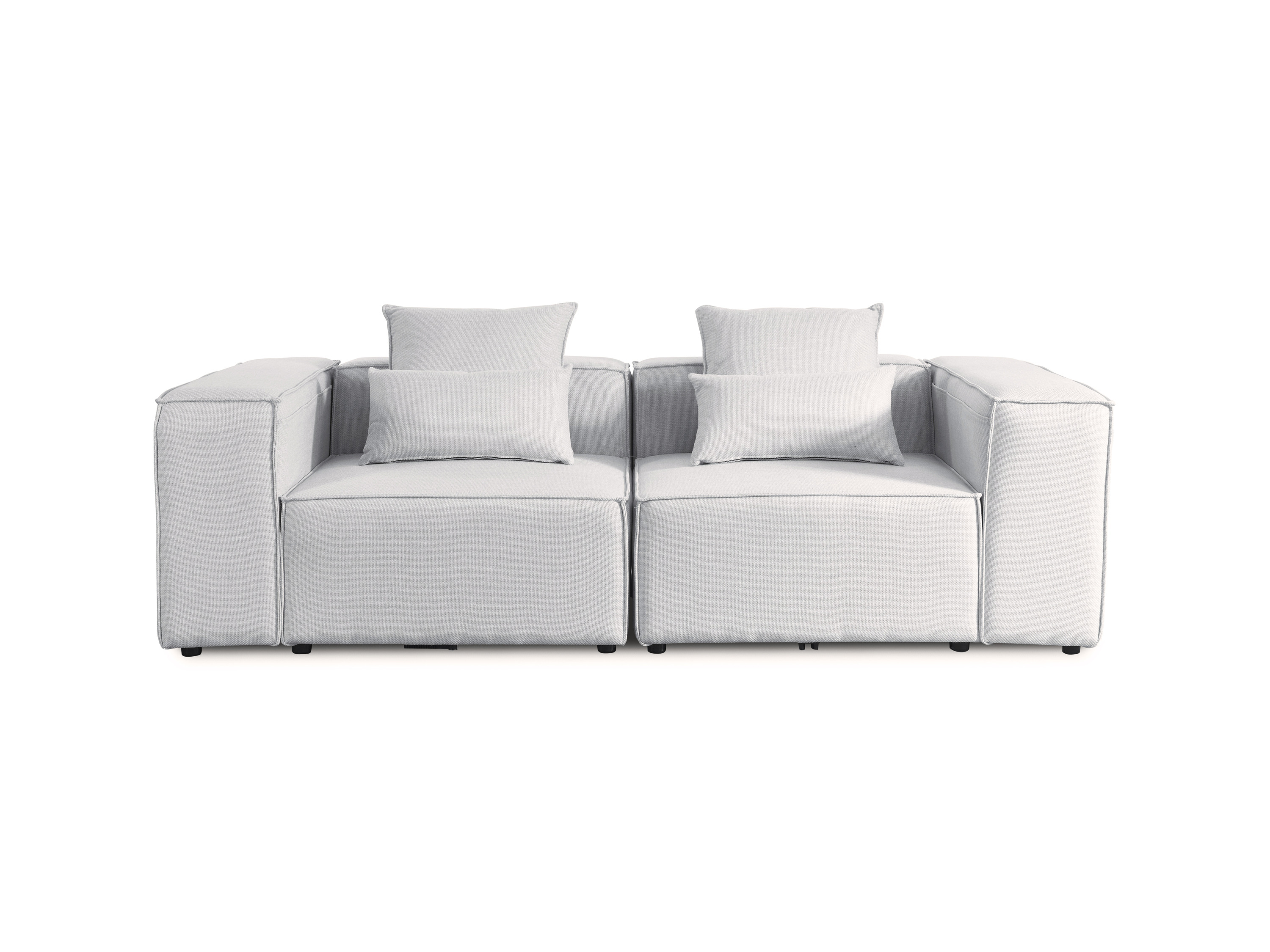 E-shop HOME DELUXE Sedačka VERONA (S, bledosivá)