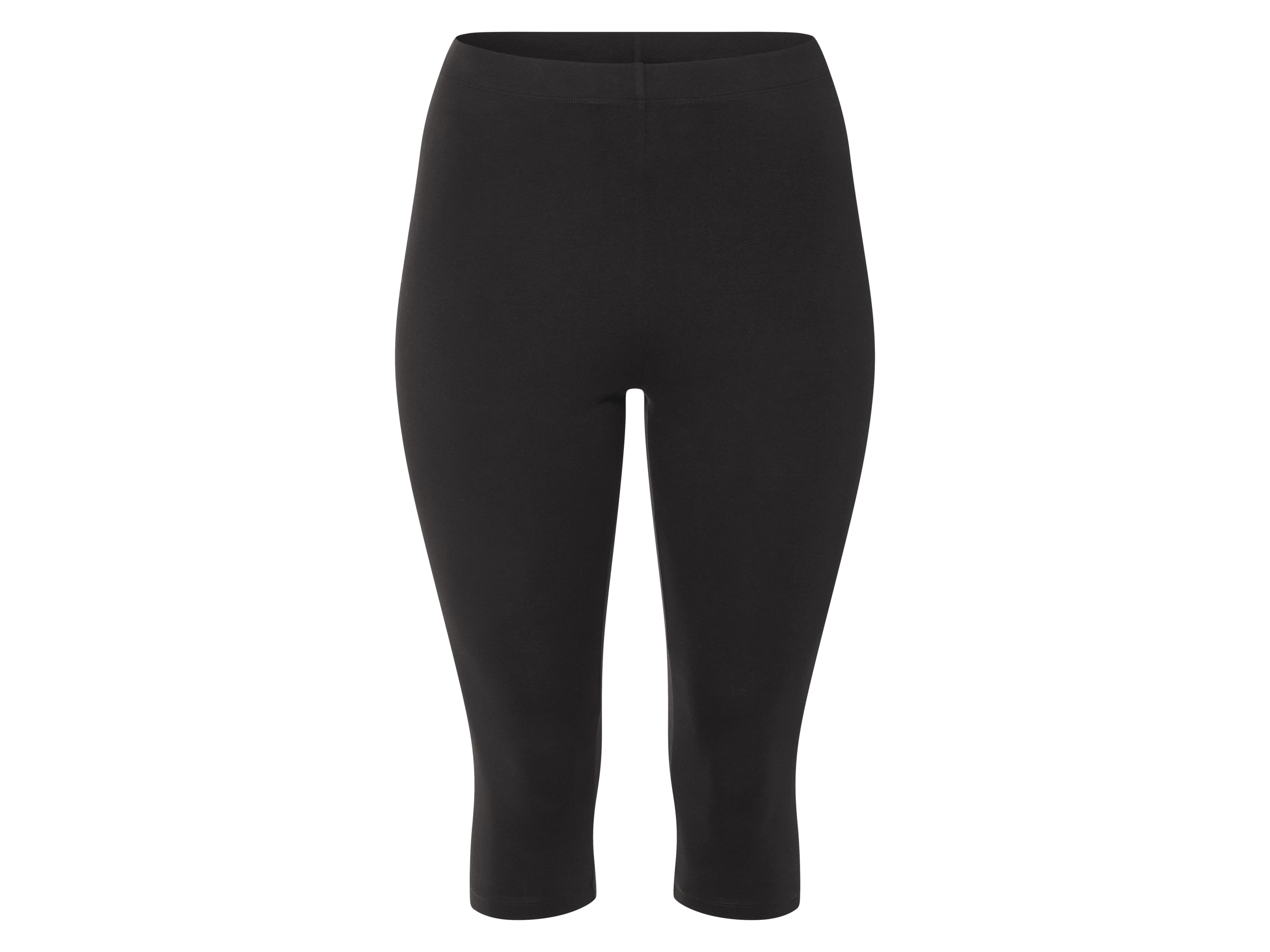 esmara® Dámske capri legíny XXL (čierna, L (44/46))