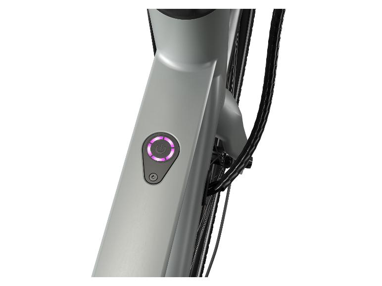 Crivit Mestský elektrobicykel s remeňovým pohonom Gates X.3 (sivá)