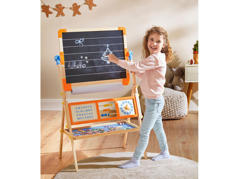 Prejsť na zobrazenie na celú obrazovku: Playtive Obojstranná drevená tabuľa pre deti – obrázok 2