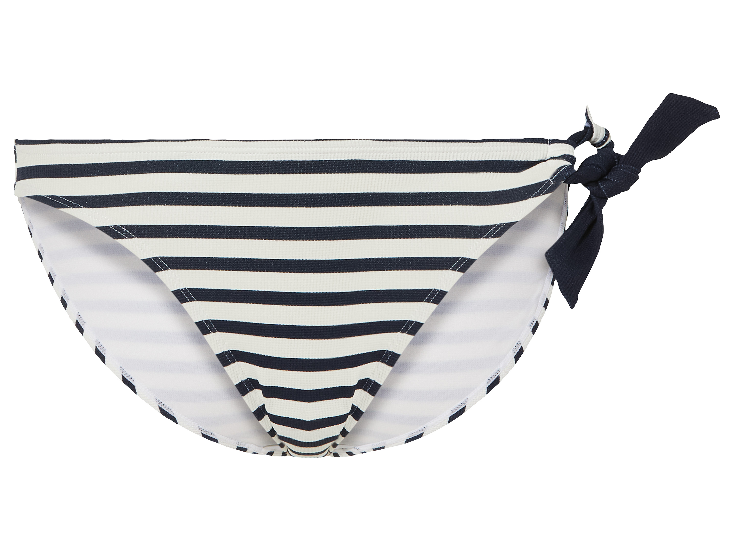 esmara Dámske bikiny – spodný diel (36, modrá/biela/pruhy)