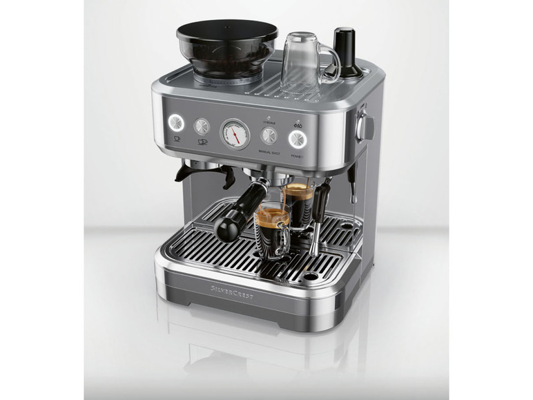 Prejsť na zobrazenie na celú obrazovku: SILVERCREST® KITCHEN TOOLS Profesionálny espresso kávovar s integrovaným mlynčekom SSMP 1770 A2 – obrázok 4