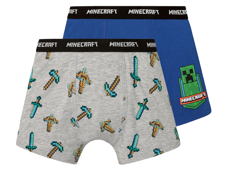 Prejsť na zobrazenie na celú obrazovku: Minecraft Chlapčenské boxerky, 2 kusy – obrázok 1