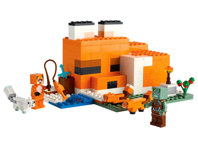 Prejsť na zobrazenie na celú obrazovku: Lego Minecraft 21165 Včelia farma/21171 Konská stajňa/21178 Líščí domček/21179 Hubový domček – obrázok 2