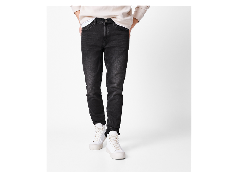 esmara Men Pánske rifle Slim Fit (tmavosivá, 52 (36/32))